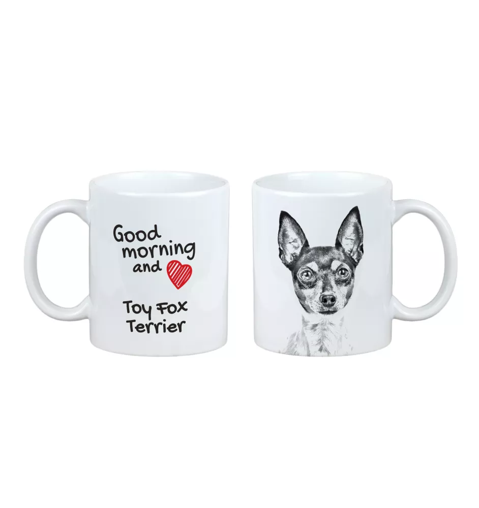 Toy Fox Terrier, American Toy Terrier, Amertoy - cup with a dog, cup with a photo, personalized gift from the Art-Dog brand