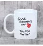 Toy Fox Terrier, American Toy Terrier, Terrier américain de jouet - tasse avec chien, tasse avec photo, cadeau personnalisé de la marque Art-Dog