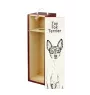 Toy Fox Terrier, American Toy Terrier, Amertoy - wine box with a dog, alcohol box with graphics, personalized gift box from the Art-Dog brand