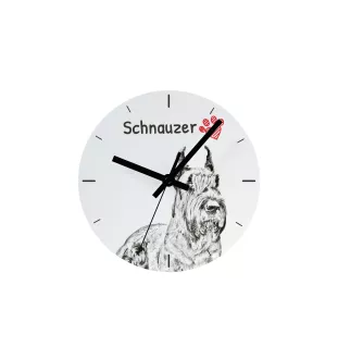 Toy Fox Terrier, American Toy Terrier, Amertoy - Wanduhr mit Hund, Regal Uhr mit Druck, personalisierte Hausdekoration von Art-Dog.