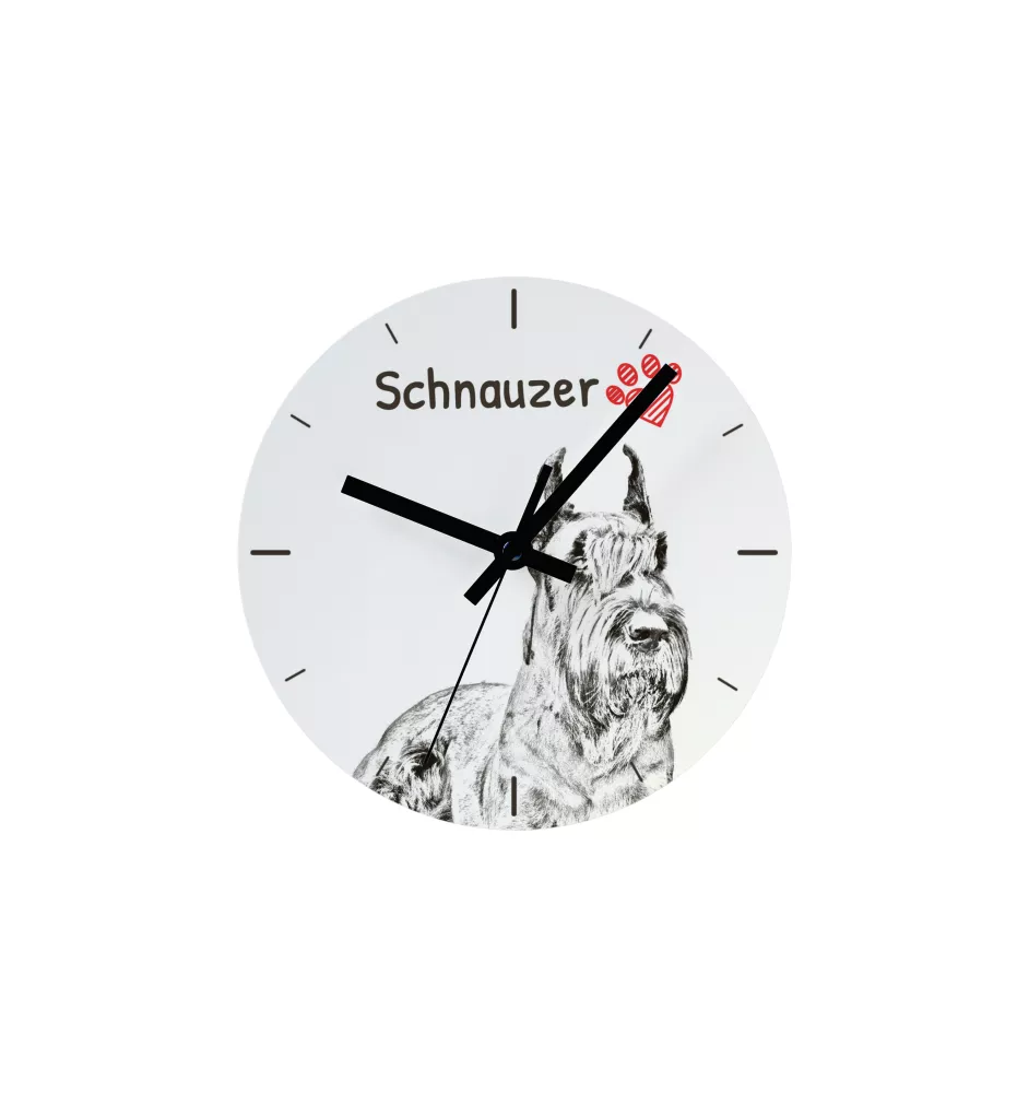 Toy Fox Terrier, American Toy Terrier, Amertoy - Wanduhr mit Hund, Regal Uhr mit Druck, personalisierte Hausdekoration von Art-Dog.