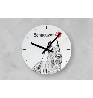 Toy Fox Terrier, American Toy Terrier, Amertoy - Wanduhr mit Hund, Regal Uhr mit Druck, personalisierte Hausdekoration von Art-Dog.