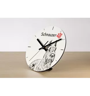 Toy Fox Terrier, American Toy Terrier, Amertoy - Wanduhr mit Hund, Regal Uhr mit Druck, personalisierte Hausdekoration von Art-Dog.