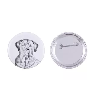Tosa Inu, Tosa-Hund - Anstecknadel mit Ihrem Hund, fügen Sie Ihr eigenes Foto hinzu, Marke Art-Dog