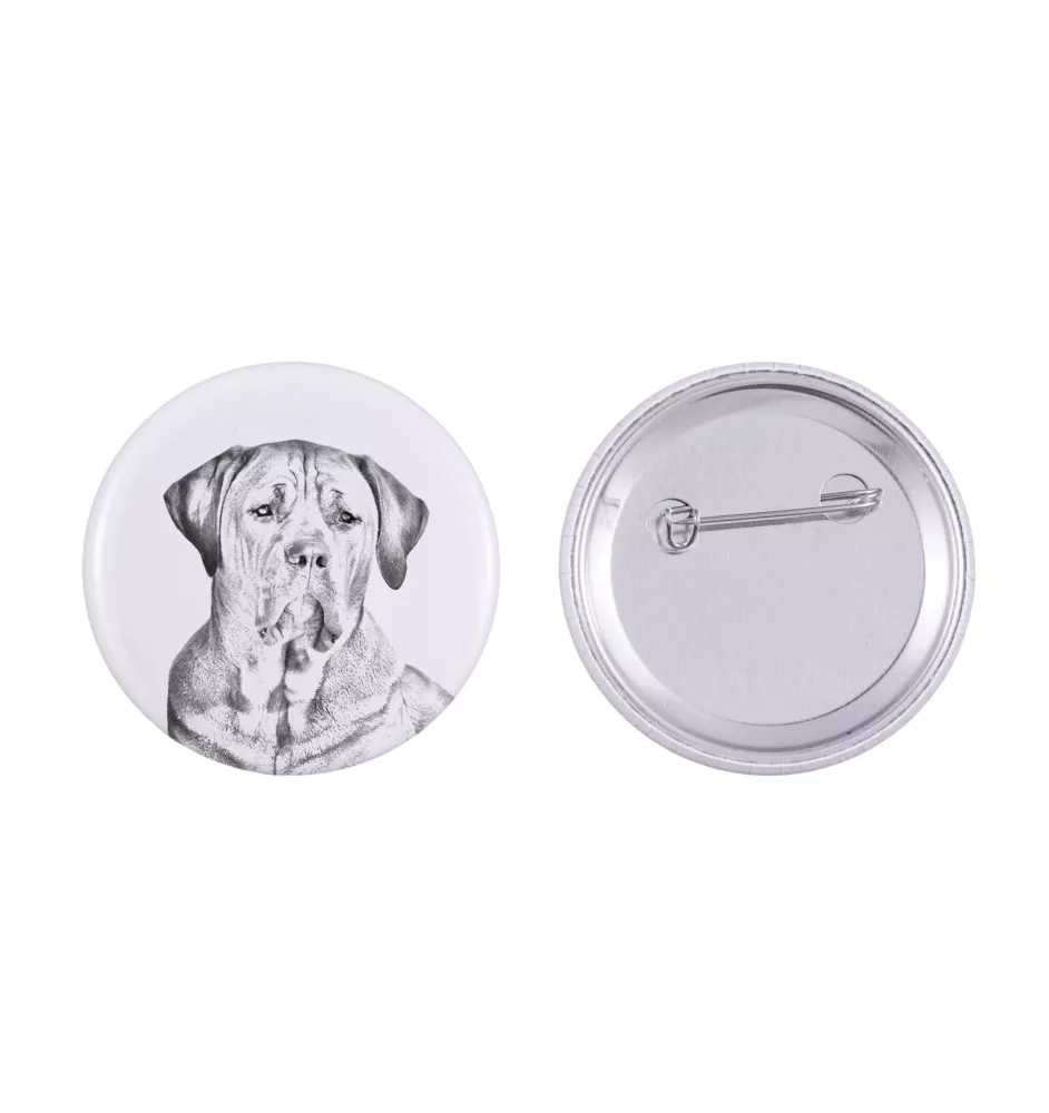 Tosa Inu, Tosa-Hund - Anstecknadel mit Ihrem Hund, fügen Sie Ihr eigenes Foto hinzu, Marke Art-Dog