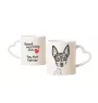 Toy Fox Terrier, American Toy Terrier, Terrier américain de jouet - tasse avec chien, une tasse adorable avec une anse en forme de cœur, un cadeau universel de la marque Art-Dog