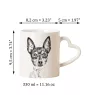 Toy Fox Terrier, American Toy Terrier, Amertoy - Tasse mit Hund, entzückende Tasse mit herzförmigem Henkel, universelles Geschenk der Marke Art-Dog
