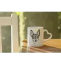 Toy Fox Terrier, American Toy Terrier, Amertoy - Tasse mit Hund, entzückende Tasse mit herzförmigem Henkel, universelles Geschenk der Marke Art-Dog