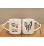 Toy Fox Terrier, American Toy Terrier, Amertoy - Tasse mit Hund, entzückende Tasse mit herzförmigem Henkel, universelles Geschenk der Marke Art-Dog