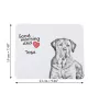 Tosa Inu, Tosa-Ken, Japanese Mastiff - mouse pad with print, personalized dog-themed mouse pad, unique gadget for an office worker by Art-Dog brand