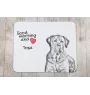 Tosa Inu, Tosa-Ken, Japanese Mastiff - mouse pad with print, personalized dog-themed mouse pad, unique gadget for an office worker by Art-Dog brand