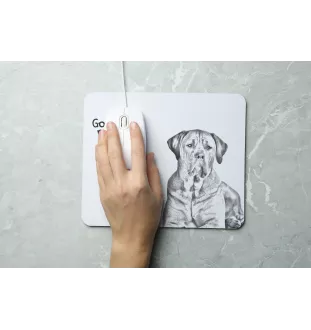 Tosa Inu - tapis de souris personnalisé avec impression, tapis de souris personnalisé avec chien, accessoire unique pour employé de bureau de la marque Art-Dog