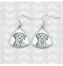 Tosa Inu - boucles d'oreilles avec chien, boucles d'oreilles pendantes avec photo, bijoux personnalisés avec impression de la marque Art-Dog
