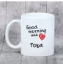 Tosa Inu kubek z psem good morning Art-Dog