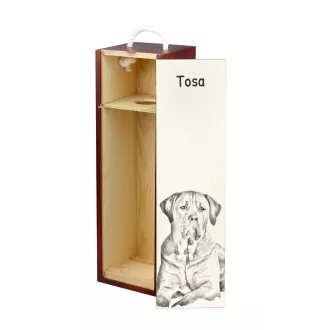 Tosa Inu pudełko na wino z psem Art-Dog