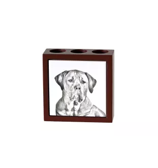 Tosa Inu - porte-stylo avec chien, organiseur de bureau avec impression, décoration de bureau personnalisée de la marque Art-Dog