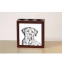 Tosa Inu, Tosa-Ken, Japanese Mastiff - pen holder with a dog, desk organizer with a print, personalized desk decoration from the Art-Dog brand.