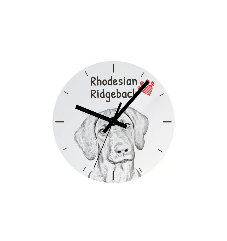 Tosa Inu, Tosa-Hund - Wanduhr mit Hund, Regal Uhr mit Druck, personalisierte Hausdekoration von Art-Dog.