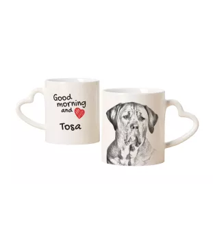Tosa Inu kubek z psem good morning serce Art-Dog