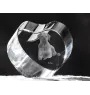 Tosa Inu, Tosa-Ken, Japanese Mastiff - a photo of a dog in crystal, crystal heart, unique photo frame from the Art-Dog brand