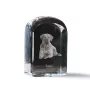 Tosa Inu - un cube de cristal avec une photo, une photo de chien dans le cristal, un presse-papiers cubique de la marque Art-Dog