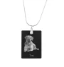 Tosa Inu, Tosa-Hund - Kristallanhänger mit Hund, Silberhalskette mit Foto, personalisierter Anhänger der Marke Art-Dog