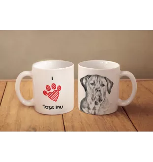 Tosa Inu, Tosa-Hund - Tasse mit Hund, entzückende Tasse mit Grafik, Geschenk mit Ihrem Foto von der Marke Art-Dog