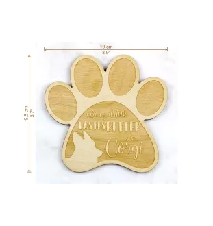 Welsh Corgi - Sous-verre mug, sous-verre gravé avec chien, cadeau pour amoureux des chiens par la marque Art-Dog