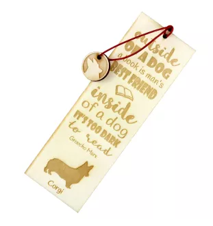 Walisischer Corgi - Lesezeichen mit Hund, personalisiertes Lesezeichen, Geschenk für Bücherwurm von der Marke Art-Dog