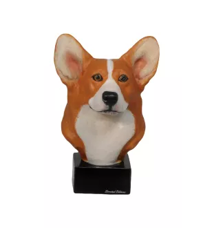 Welsh Corgi - figurine peinte, statue, sculpture, réalisée par l'artiste, marque Art-Dog