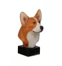Walisischer Corgi - bemalte Figur, Statue, Skulptur, vom Künstler hergestellt, Marke Art-Dog