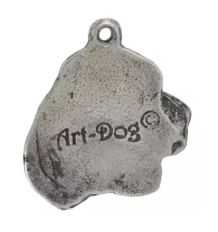 Welsh Springer Spaniel, Welsh Springer, Welsh Starter - Silver-plated dog pendant, handbag decoration, backpack pendant by Art-Dog brand
