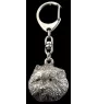 West Highland White Terrier, Westie, Westy - Silver-plated key ring with dog, handbag decoration, backpack pendant by Art-Dog brand