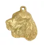 Welsh Springer Spaniel, Welsh Springer, Welsh Starter - Gilded key ring with dog in gift box, handbag decoration, luxury accessory by Art-Dog brand