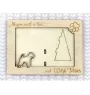 Welsh Terrier, Terrier gallois - Cadre photo, cadre en bois gravé, un joli gadget pour l'amoureux des chiens par Art-Dog