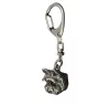 West Highland White Terrier, Westie, Westy I - Silver-plated key ring with dog, handbag decoration, backpack pendant by Art-Dog brand