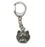 West Highland White Terrier, Westie, Westy I - Silver-plated key ring with dog, handbag decoration, backpack pendant by Art-Dog brand