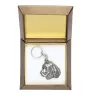 Welsh Springer Spaniel - Pendentif argenté avec un chien dans une boîte décorative, décoration de sac à main, pendentif de sac à dos par la marque Art-Dog