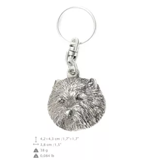 West Highland White Terrier, Westie, Westy - Silver-plated dog pendant, handbag decoration, backpack pendant by Art-Dog brand