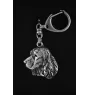 Welsh Springer Spaniel - Versilberter Schlüsselanhänger mit Hund in einer Geschenkbox, Handtaschenschmuck, Rucksackanhänger der Marke Art-Dog