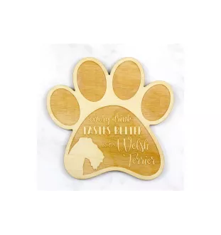Terier walijski podkładka pod kubek ze sklejki Art-Dog