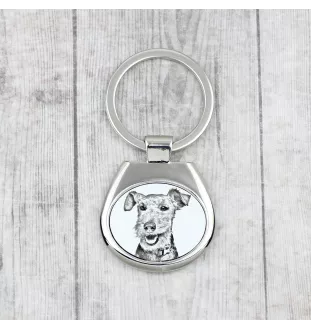 Welsh Terrier - Schlüsselanhänger mit Hund, Anhänger mit Aufdruck, personalisierter Anhänger der Marke Art-Dog
