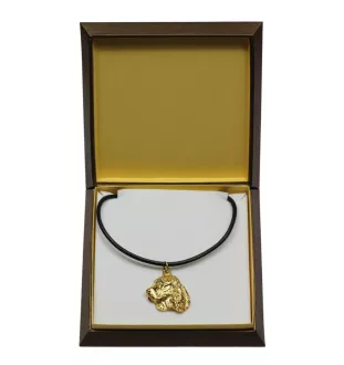 Welsh Springer Spaniel - Hundehalsband in Geschenkbox, vergoldeter Anhänger für Hundefans, auffälliger Schmuck von Art-Dog