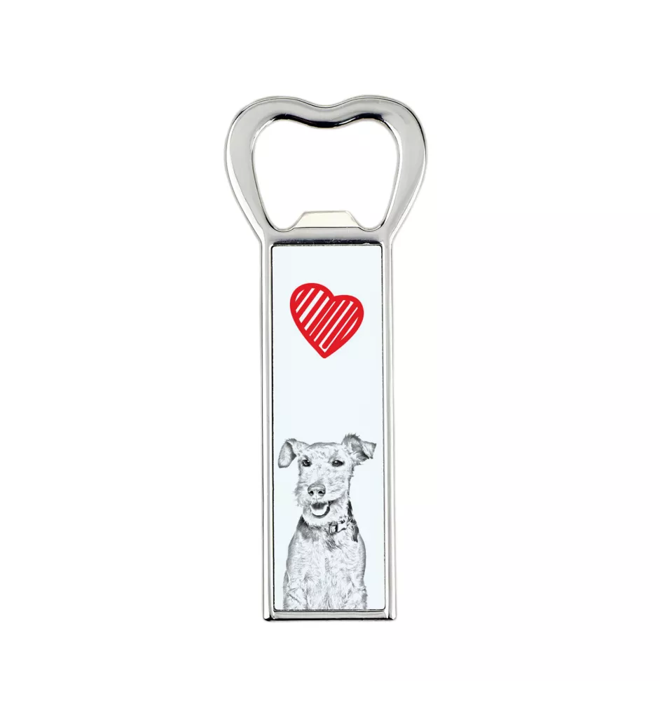 Welsh Terrier - Flaschenöffner mit Hund, personalisierter Flaschenöffner für den Kühlschrank, ein einzigartiges Geschenk für Männer von der Marke Art-Dog