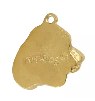 Welsh Springer Spaniel, Welsh Springer, Welsh Starter - Dog necklace, gold-plated pendant for dog fan, unique jewellery by Art-Dog brand