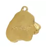 Welsh Springer Spaniel - Collier pour chien, pendentif plaqué or pour fan de chien, bijoux uniques de la marque Art-Dog