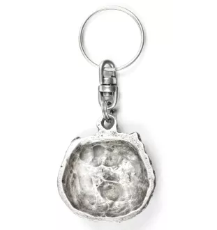 West Highland White Terrier, Westie, Westy - Silver-plated pendant with a dog in a decorative box, handbag decoration, backpack pendant by Art-Dog brand