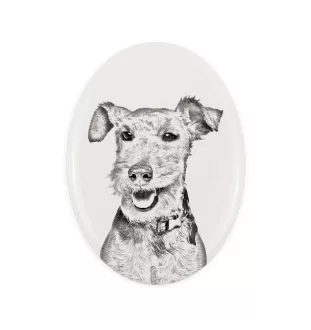 Terier walijski płyta nagrobna ze zdjęciem psa Art-Dog
