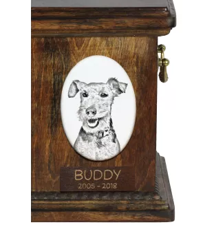 Terier walijski płyta nagrobna ze zdjęciem psa Art-Dog