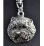West Highland White Terrier, Westie - Porte-clés argenté avec un chien dans une boîte cadeau, décoration de sac à main, pendentif de sac à dos par la marque Art-Dog